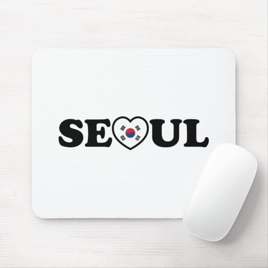 Seoul Love Heart Taegeukgi Flag Muismat (Met muis)
