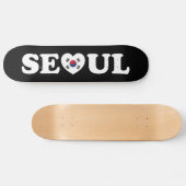 Seoul Love Heart Taegeukgi Flag Persoonlijk Skateboard (Horizontaal)