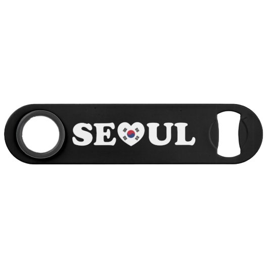 Seoul Love Heart Taegeukgi Flag Speed Flessenopener (Voorkant (Horizontaal))