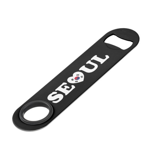 Seoul Love Heart Taegeukgi Flag Speed Flessenopener (Achterkant Gekanteld)