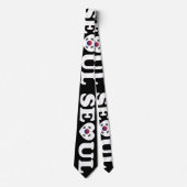 Seoul Love Heart Taegeukgi Flag Stropdas (Voorkant)