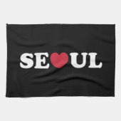 Seoul Love Heart Theedoek (Horizontaal)