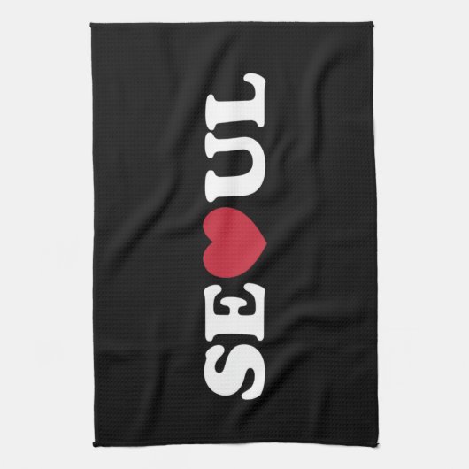 Seoul Love Heart Theedoek (Verticaal)