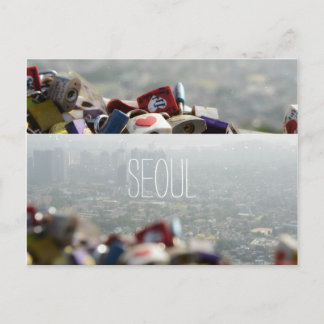 Seoul Love Locks Briefkaart