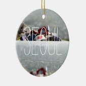 Seoul Love Locks Keramisch Ornament (Rechts)