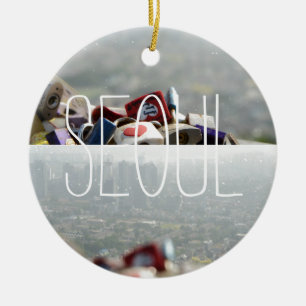 Seoul Love Locks Keramisch Ornament