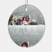 Seoul Love Locks Keramisch Ornament (Links)