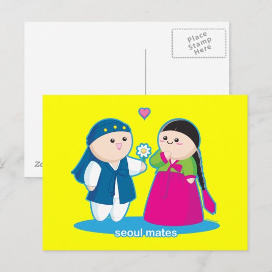 Seoul Mates Briefkaart (Voorkant / Achterkant)