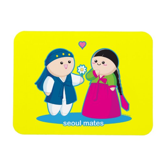 Seoul Mates Magneet (Horizontaal)
