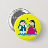 Seoul Mates Ronde Button 5,7 Cm (Voorkant /achterkant)