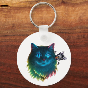 Seoul met katten sleutelhanger