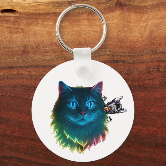 Seoul met katten sleutelhanger (Voorkant)