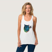 Seoul met katten tanktop (Volledige Voorkant)