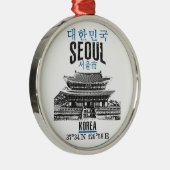 Seoul Metalen Ornament (Rechts)