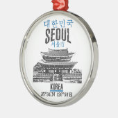 Seoul Metalen Ornament (Links)