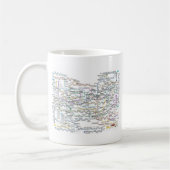 Seoul-metrokaart Koffiemok (Links)