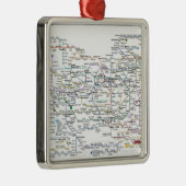 Seoul-metrokaart Metalen Ornament (Rechts)