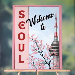 Seoul Namsan-toren Acryl Bord