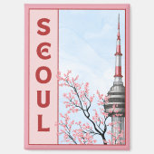 Seoul Namsan Toren Magneet (Voorkant)