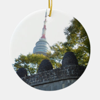Seoul Namsan Tower door de Beacons Keramisch Ornament