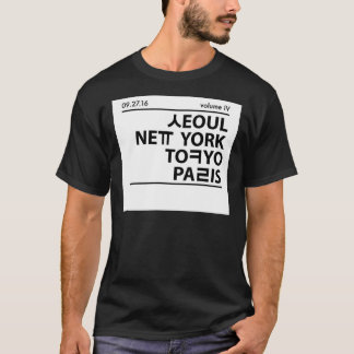 Seoul, New York, Tokyo, and Paris Essential T-Shir T-shirt