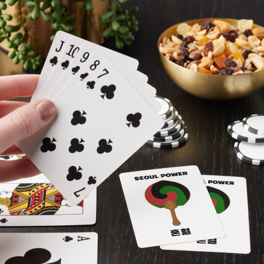 Seoul Power Korean & Black Mixed Fan-speelpoker Pokerkaarten (Insitu)