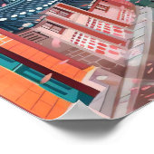 Seoul Print Seoul Illustration Travel Poster South (Hoek)