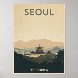 Seoul Reizen Poster