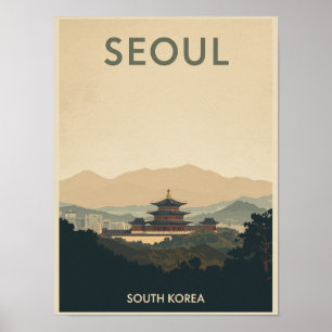  Seoul Reizen Poster