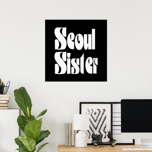 Seoul Sister Poster (Thuiskantoor)