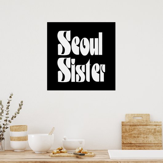 Seoul Sister Poster (Keuken)