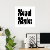 Seoul Sister Poster (Thuiskantoor)
