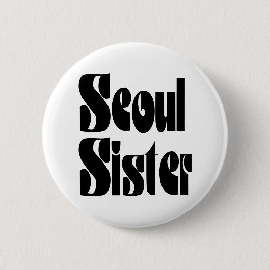 Seoul Sister Ronde Button 5,7 Cm (Voorkant)