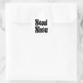 Seoul Sister Ronde Sticker (Tas)