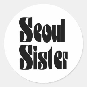 Seoul Sister Ronde Sticker