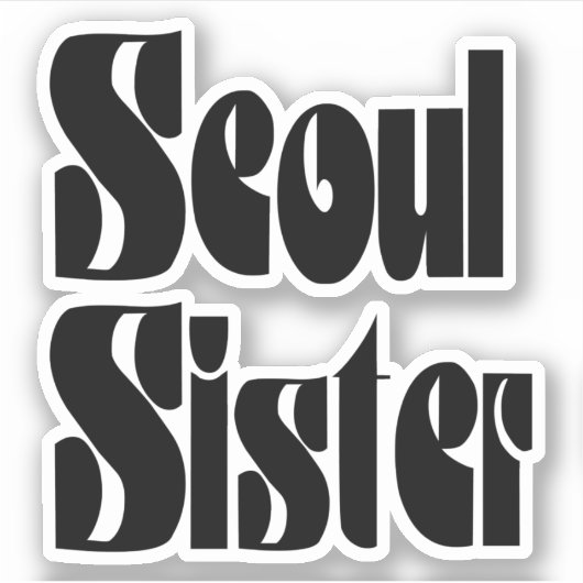 Seoul Sister Sticker (Voorkant)