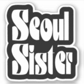 Seoul Sister Sticker (Voorkant)