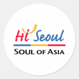 Seoul Soul van Asia Ronde Sticker