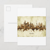 Seoul South Korea Cityscape Uitnodiging Briefkaart (Voorkant / Achterkant)