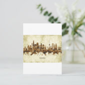 Seoul South Korea Cityscape Uitnodiging Briefkaart (Staand voorkant)