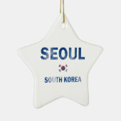 Seoul South Korea Design Keramisch Ornament (Rechts)