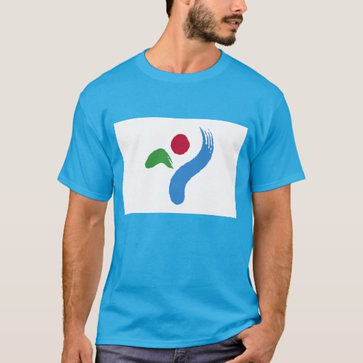 Seoul South Korea Flag T-Shirt (Voorkant)