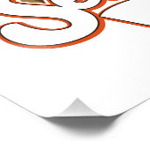 Seoul South Korea Ski logo Foto Afdruk (Hoek)