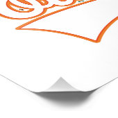 Seoul South Korea Ski logo Foto print Foto Afdruk (Hoek)