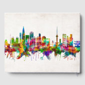 Seoul South Korea Skyline Gastenboek (Achterkant)