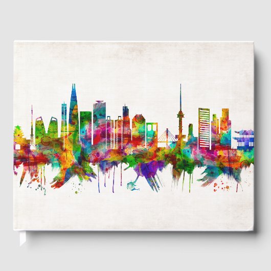 Seoul South Korea Skyline Gastenboek (Voorkant)