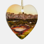 Seoul South Korea Skyline Keramisch Ornament (Rechts)