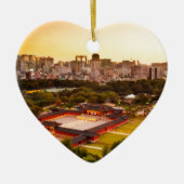 Seoul South Korea Skyline Keramisch Ornament (Voorkant)