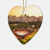 Seoul South Korea Skyline Keramisch Ornament (Links)