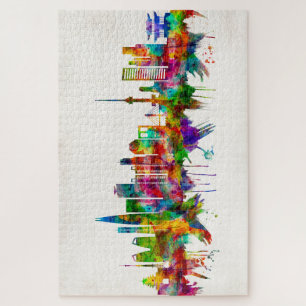 Seoul South Korea Skyline Legpuzzel